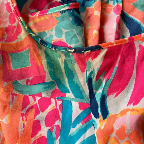 Lilly Pulitzer silk pineapple tank - Picture 3 of 6
